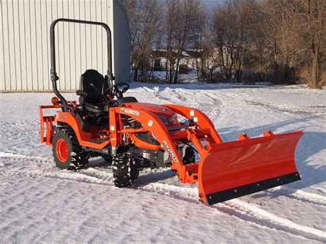 tractor mounted snow plows